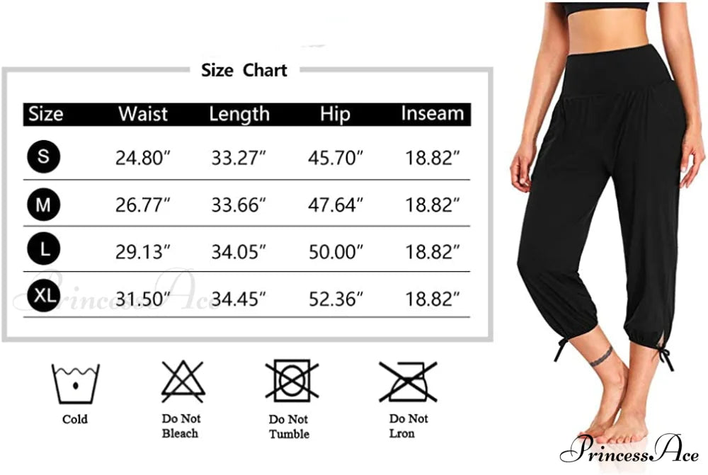 Loose Workout Sweatpants Comfy Lounge Joggers Capri Pants