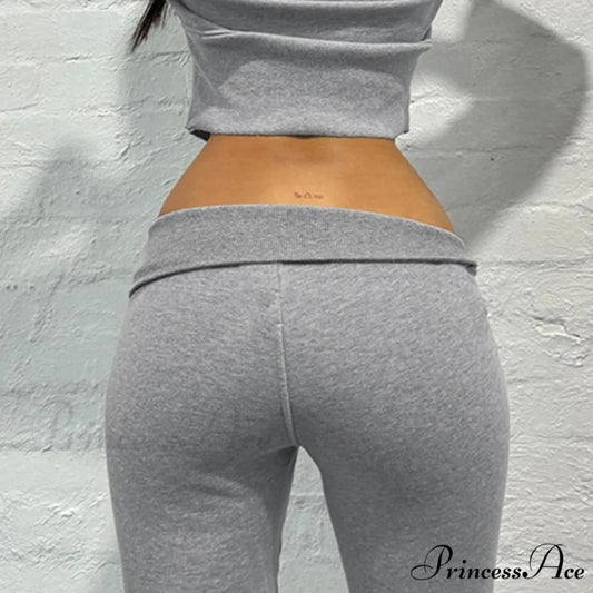 Merino Wool Knitted Office Lady Simple High Waist Straight Pants