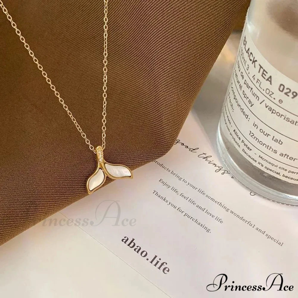 Mermaid Tail Pendant Necklace