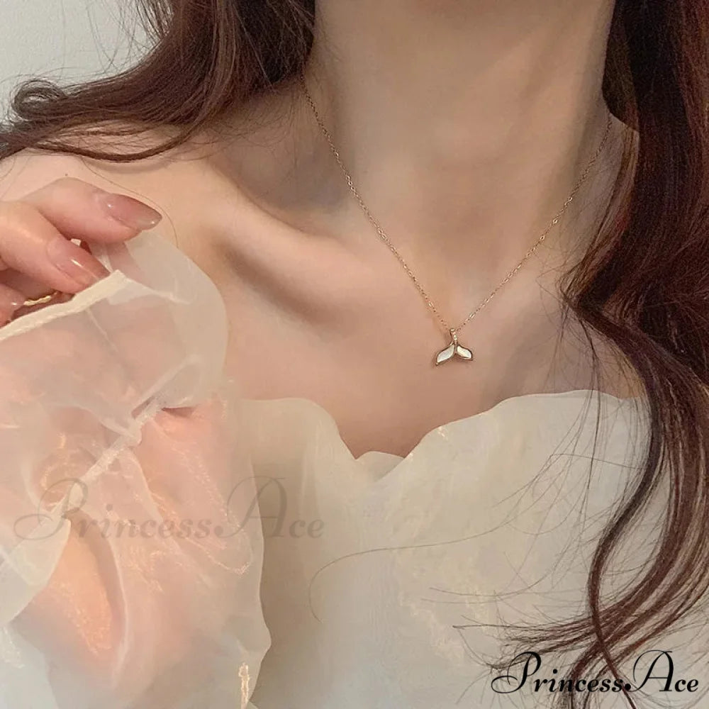 Mermaid Tail Pendant Necklace