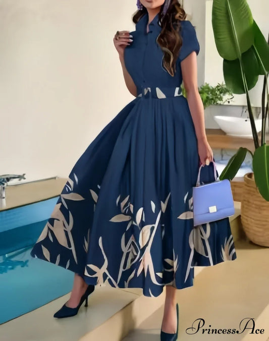Midnight Botanica Dress
