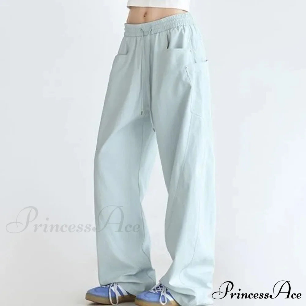 Monochromatic Cargo Women Y2K Trousers pants-241228