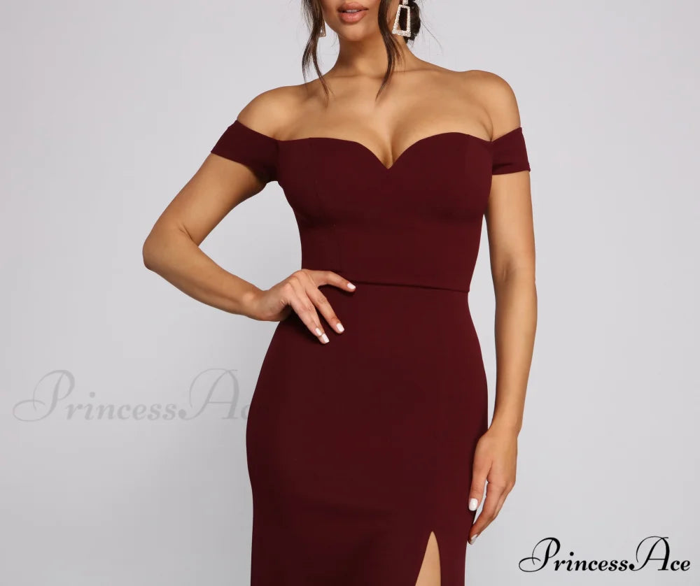 Myra Formal Stylish High Slit Dress
