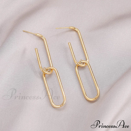 New Arrival Exagerate Double U Shape Earrings