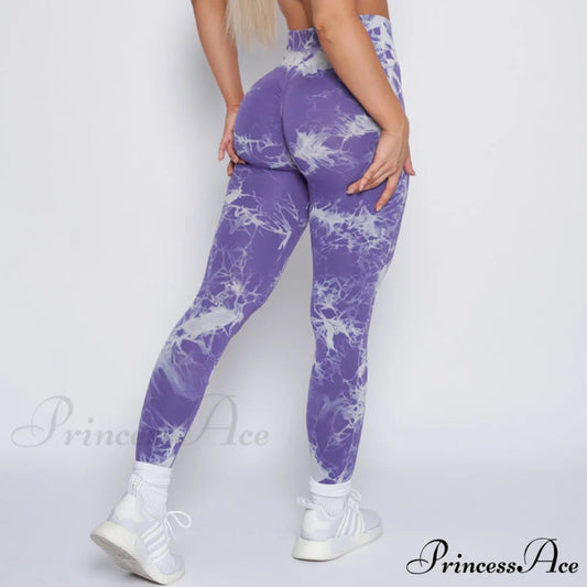 New Lightning Marble Scrunch Butt Leggings