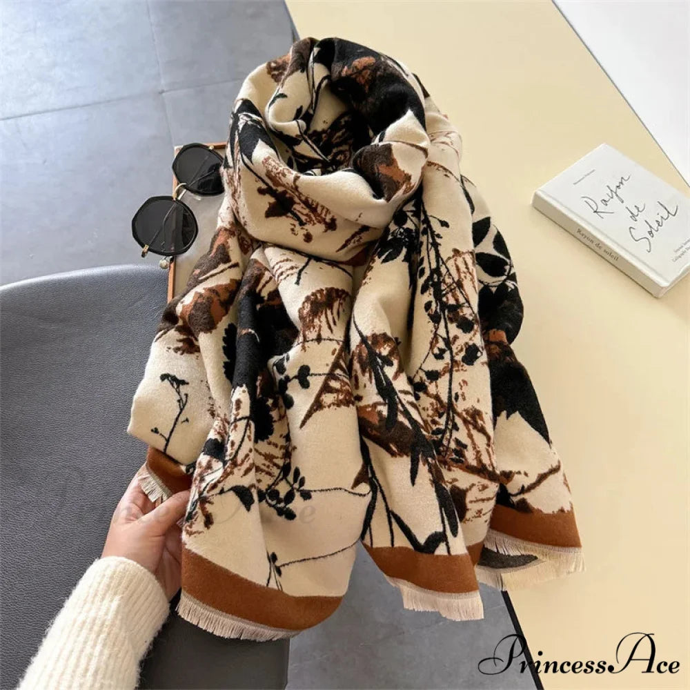 Opulent Cashmere Wrap Cold Weather Scarf scarf-241228