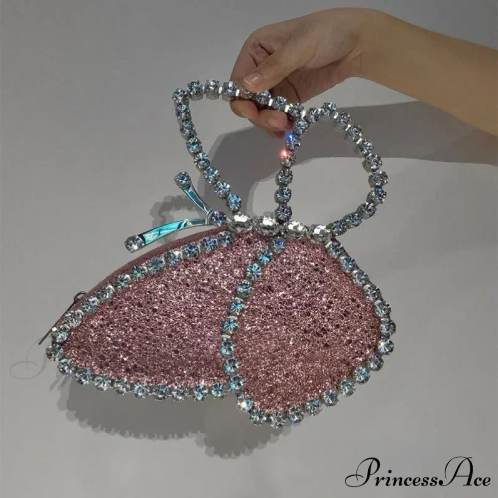 Opulent Gems Butterfly Celebration Evening Clutch Purse clutchbag-250126
