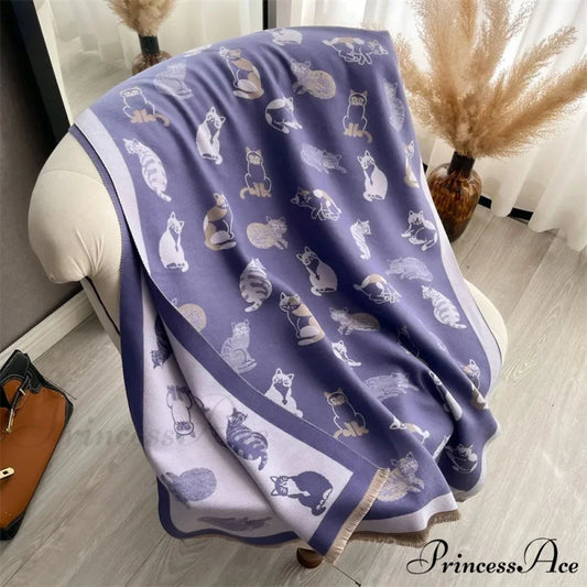 Opulent Winter Cashmere Blanket Scarf scarf-241228