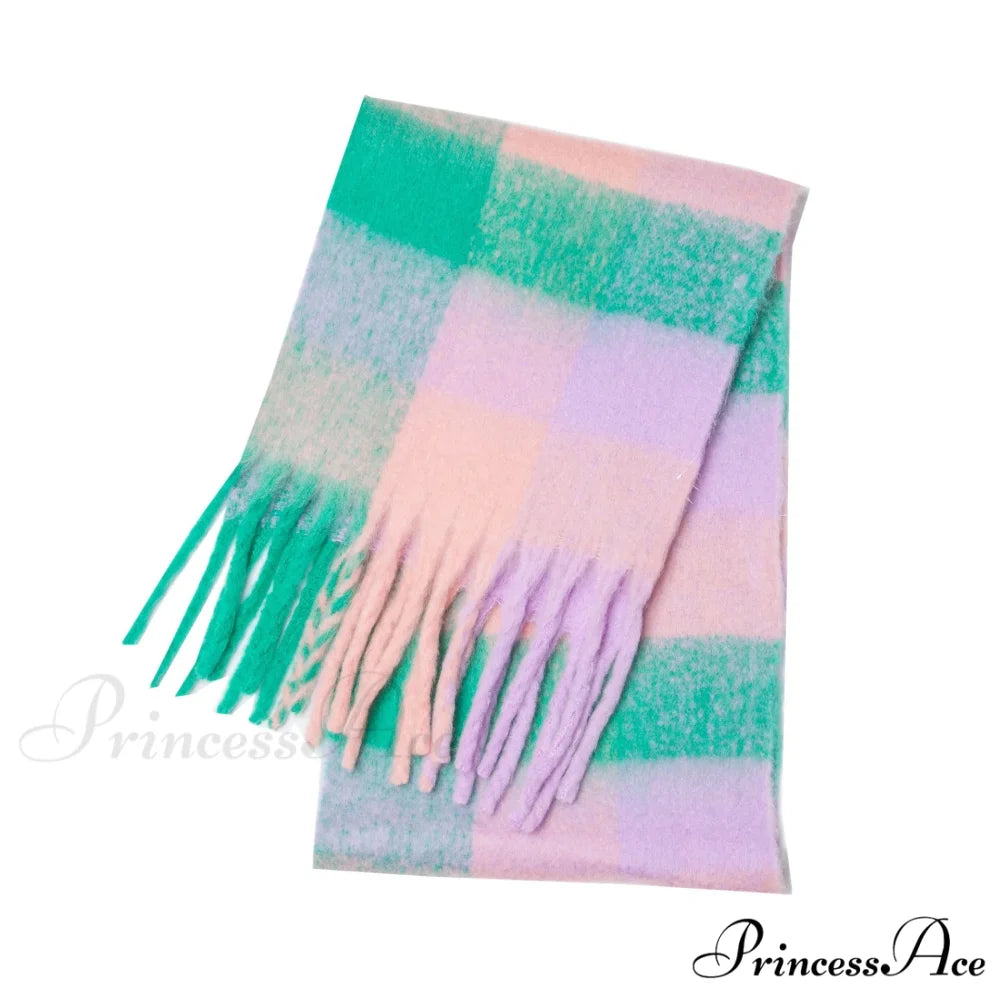 Opulent Winter Cashmere Shawl Wrap Scarf Color15 / 230X53cm scarf-241228
