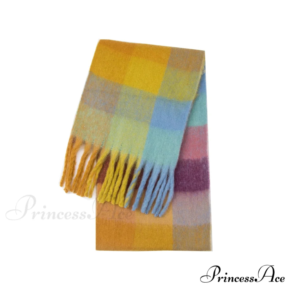 Opulent Winter Cashmere Shawl Wrap Scarf Color6 / 230X53cm scarf-241228
