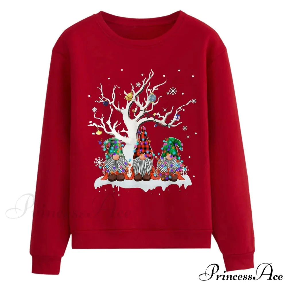 Oversize Workout Ugly Xmas Long Sleeve Christmas Hoodie Christmas Hoodies-L