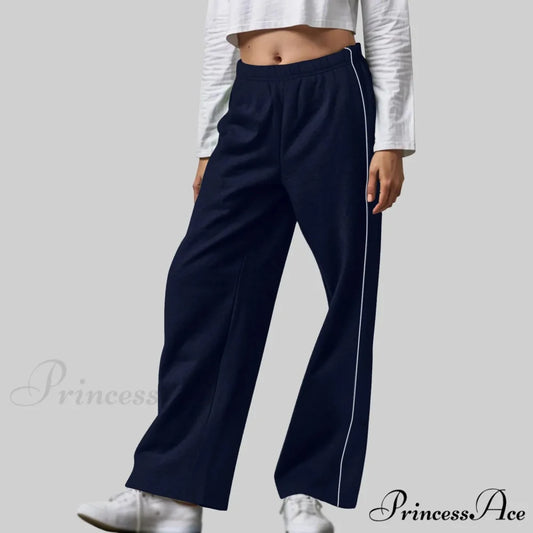 Pale Differentiation Flank Trousers Blue / S pants-241228