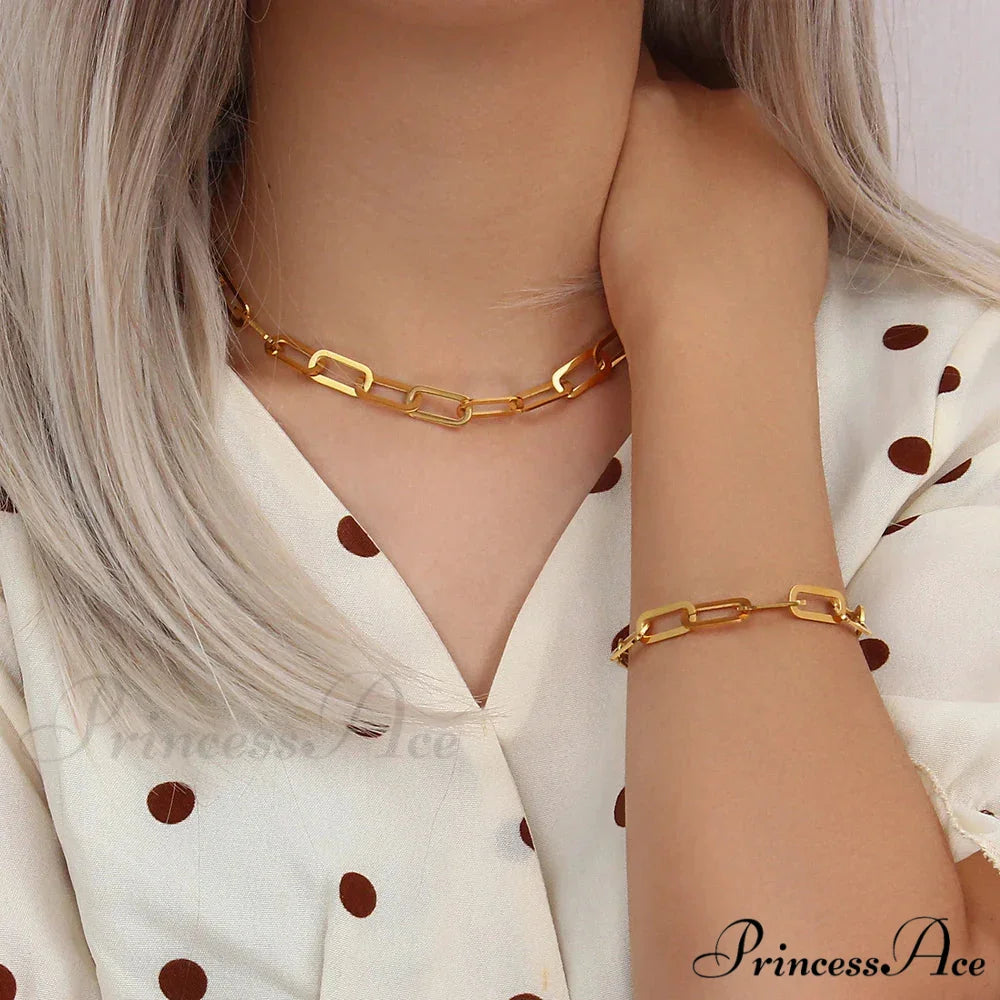 Paper Clip Necklace
