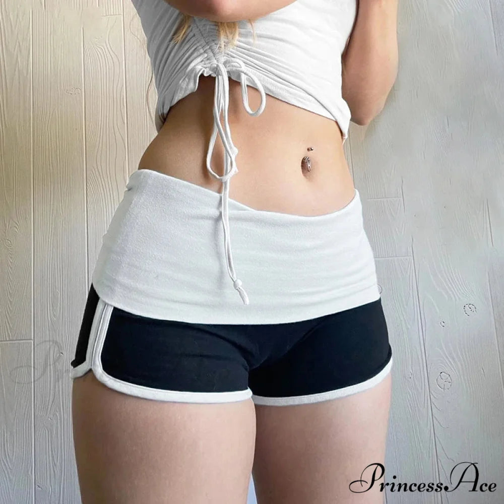 Patchwork Sleek Low-Rise Brief WHITE / S short-250223