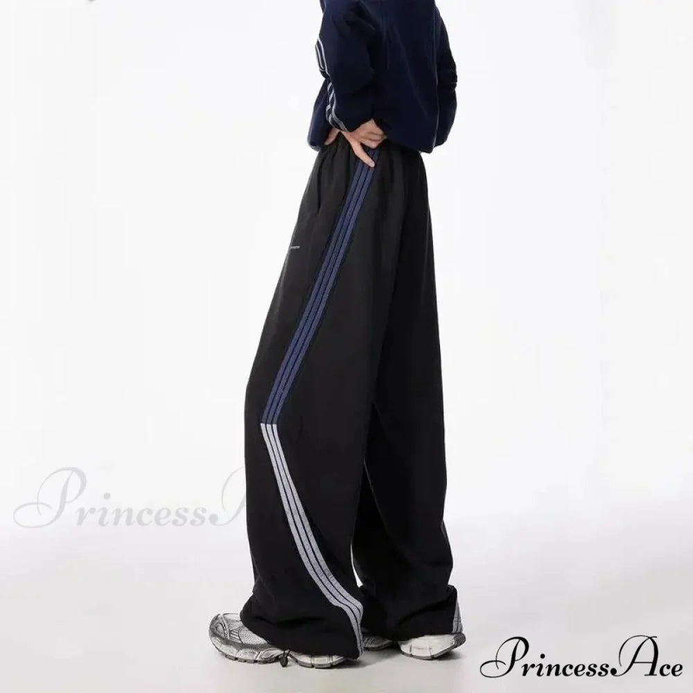 Patterned Cinched Retro High Rise Trousers pants-241228