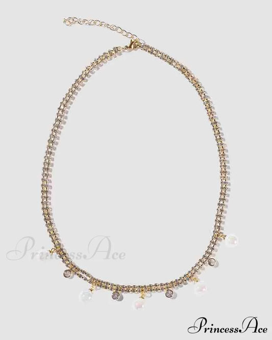 Pearl Diamond Necklace