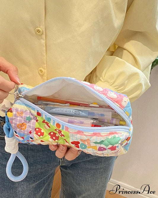Pencil with Quilted Nostalgic Case Design