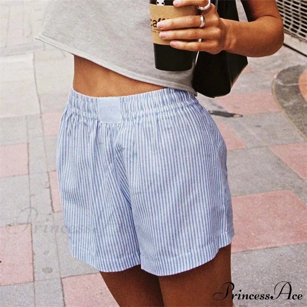Pink Banded Stretchy Waist Short short-250223