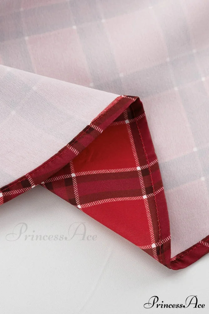 Plaid Loose Blouse