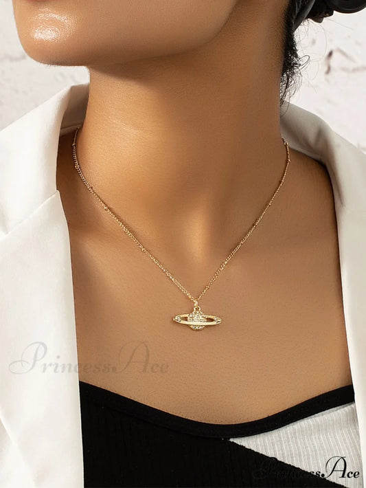Planet Charm Necklace