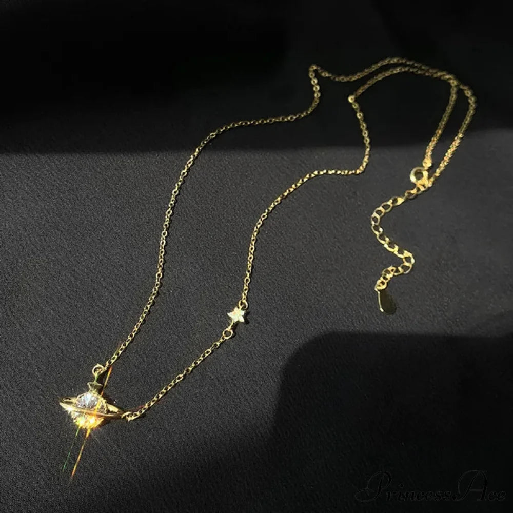 Planet Pendant Necklace