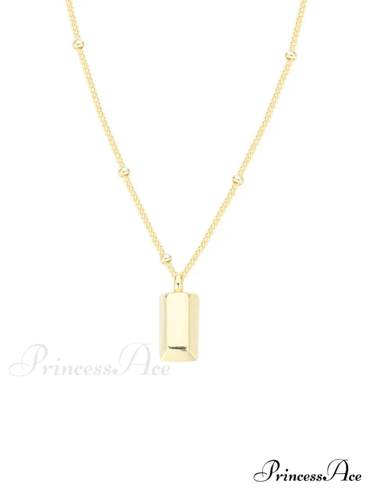 Rectangular Bar Necklace