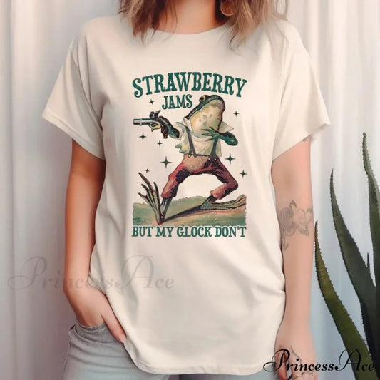 Red Jellies Meme T-shirt Khaki / S t-shirt-250223