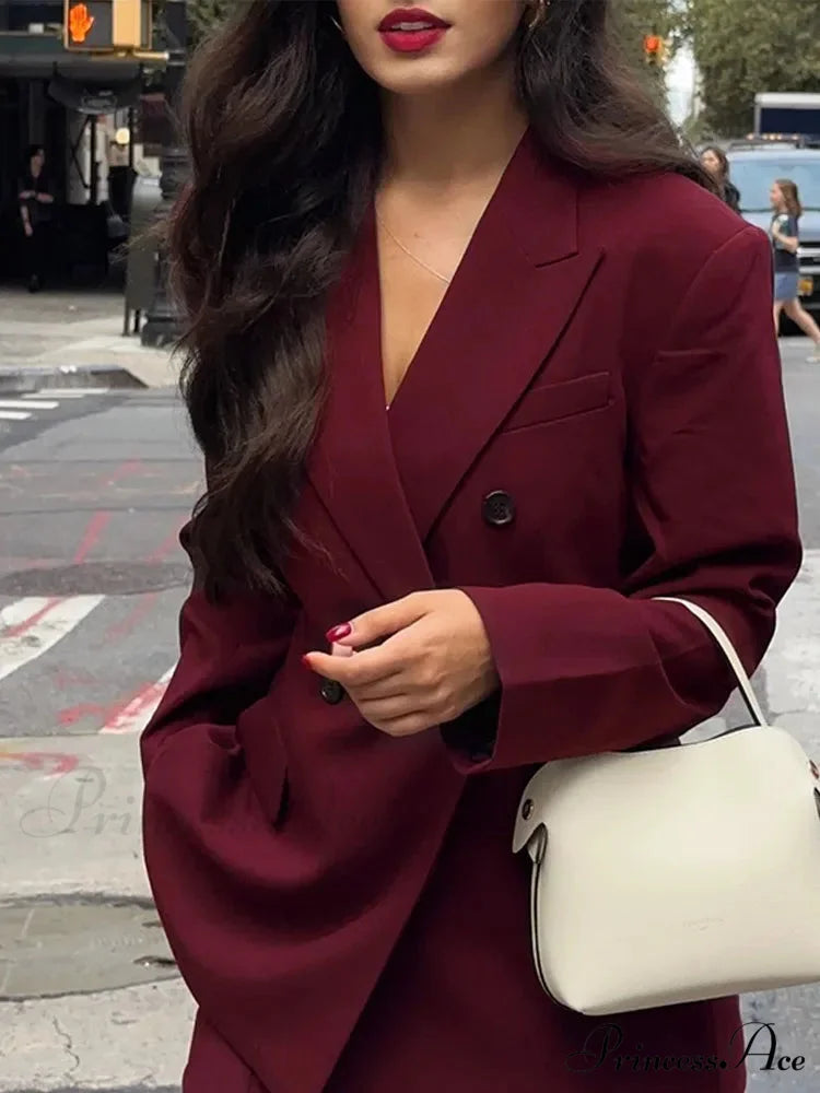 Reddish Suit Jacket WineRed / S coats-241228