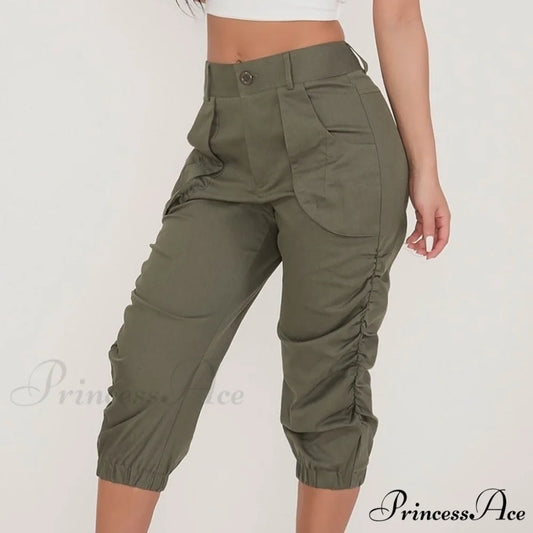 Relaxed-fit Cargo Capri Pant