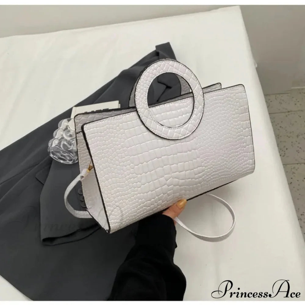 Reptilian Design Faux Leather Crossbody Purse handbag-250126