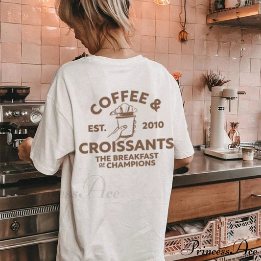 Retro Breakfast T-shirt WHITE / S t-shirt-250223