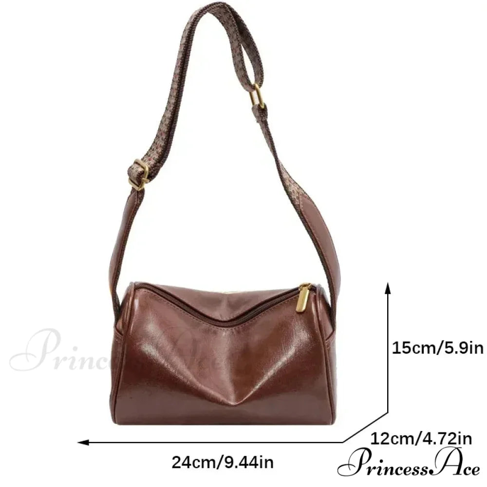 Retro Broad Band Crossbody Shoulder Bag shoulder-250126