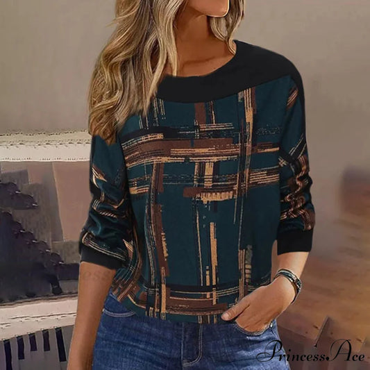 Retro Casual Sweater Multicolor / S