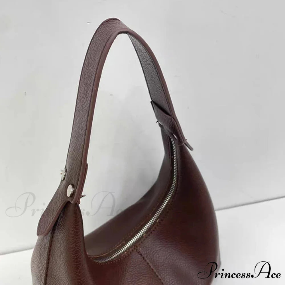 Retro Faux Leather Underarm Shoulder Bag shoulder-250126