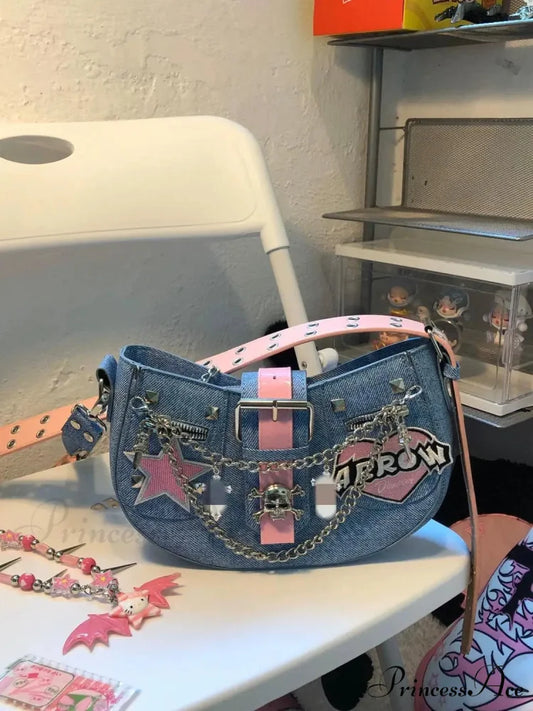 Rose Y2K Cowpoke Pouch Wristlet wristlet-250126