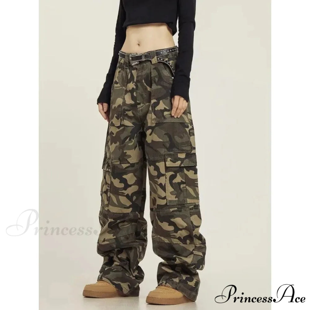 Rough Camo Cargo Millennium Pants pants-241228
