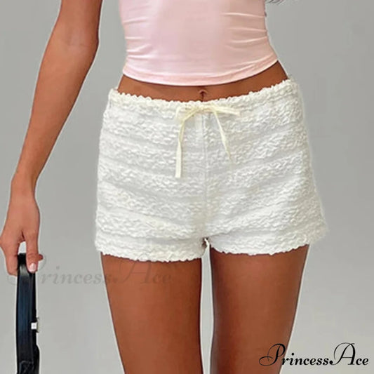 Rough Tie-Up Elastic Brief short-250223