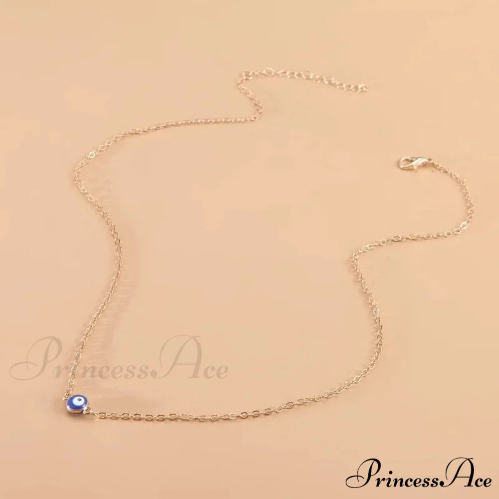 Sea Blue Pendant Necklace