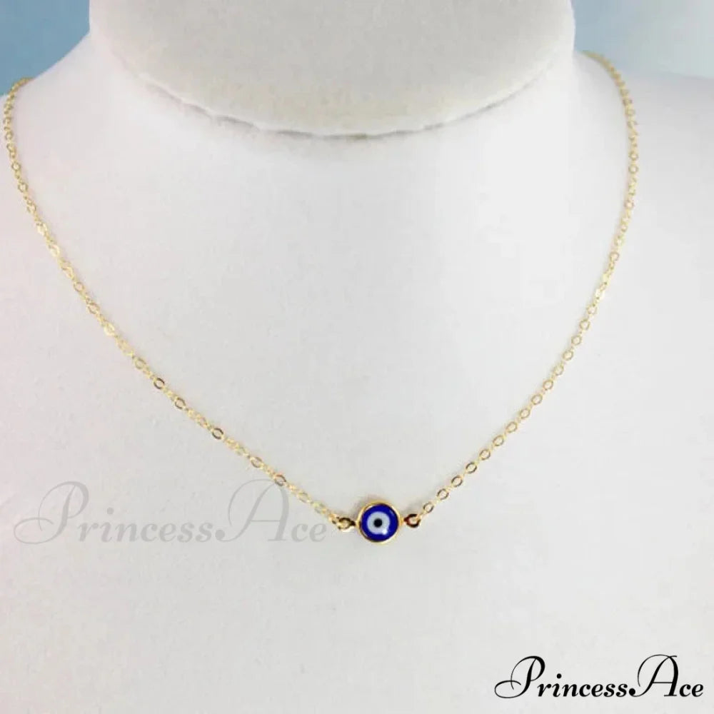 Sea Blue Pendant Necklace