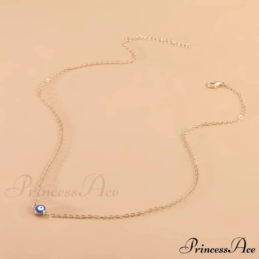 Sea Blue Pendant Necklace