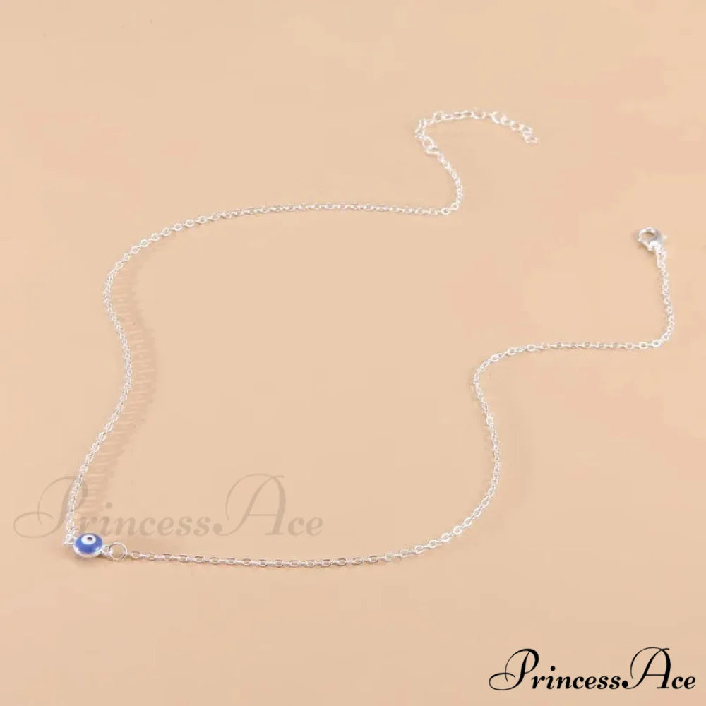 Sea Blue Pendant Necklace