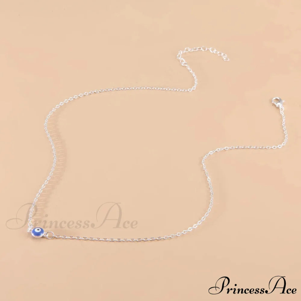 Sea Blue Pendant Necklace