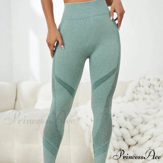 Seamless Fitness Hollow Out High Waist Yoga Legging