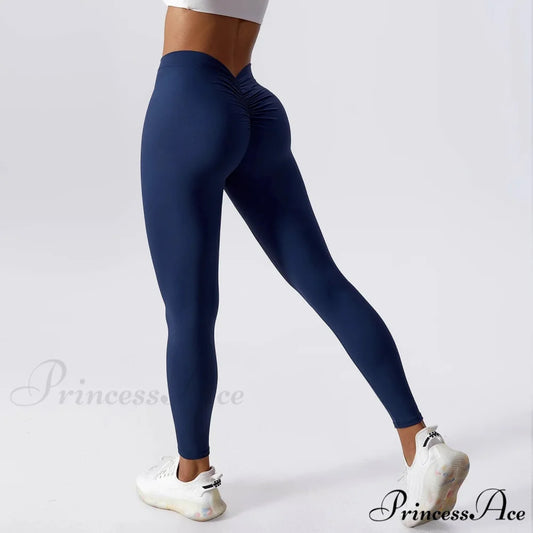 Seamless Push Up Gym Sports Clothing Legging Nary / S
