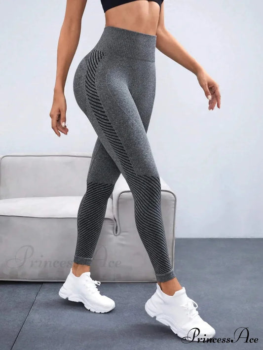 Seamless Waist Fitness Scrunch Butt Athletic Legging
