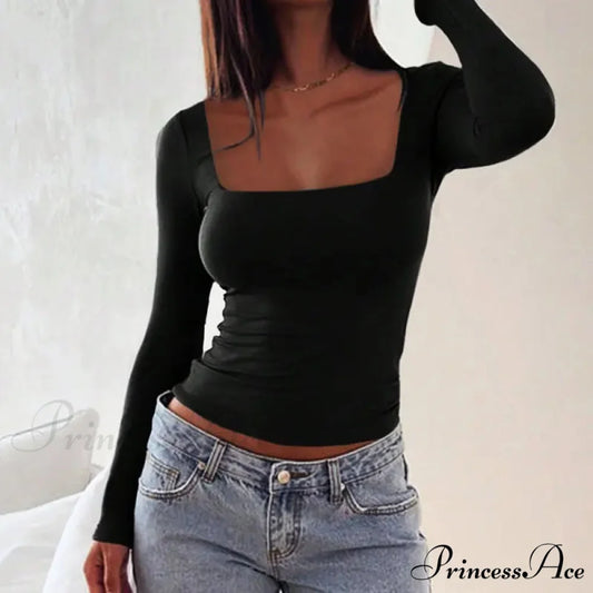 Seductive Short Chest Sophisticated Shirt Jumper swraters-241228