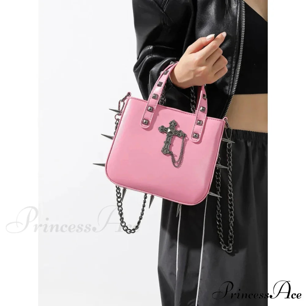 Sharp Rivets Gothic Goth Dark Metal Punk Cute Harajuku Bag