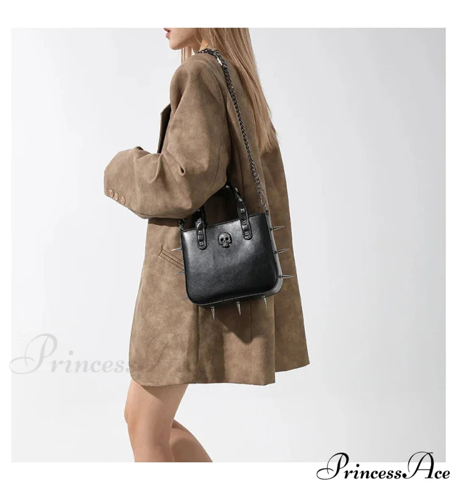 Sharp Rivets Gothic Goth Dark Metal Punk Cute Harajuku Bag