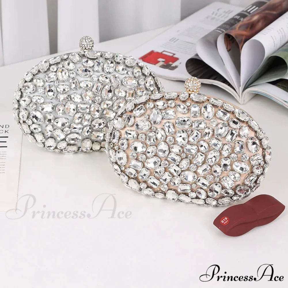 Shiny Gem Evening Purse Celebration Gathering Marriage Clutch clutchbag-250126