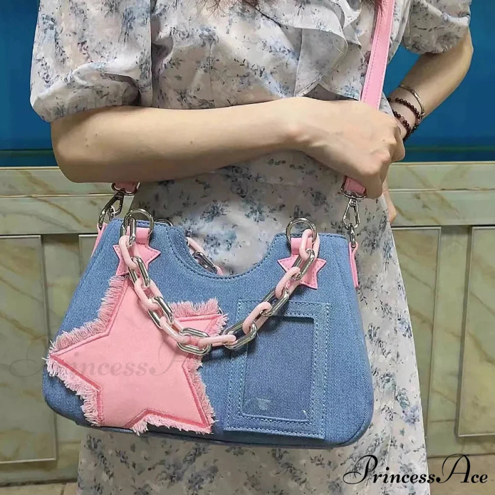 Shiny Platinum Leather Crossbody Shoulder Bag shoulder-250126